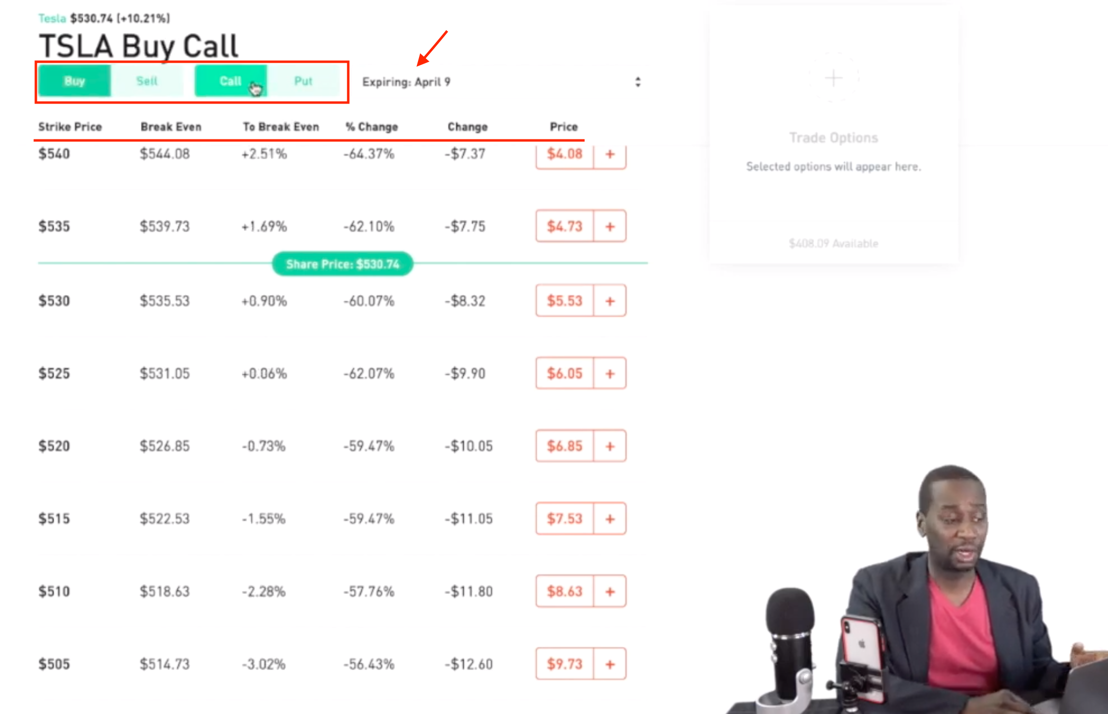 Robinhood Desktop App Tutorial - How to trade stocks and options